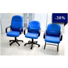 Blue comfy work seats